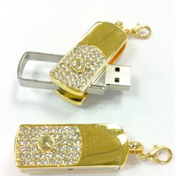 隨身碟-珠寶USB禮贈品-水鑽金屬隨身碟-客製隨身碟容量-採購訂製推薦股東會贈品_0