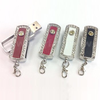 隨身碟-珠寶禮贈品旋轉USB-水鑽金屬隨身碟-客製隨身碟容量-採購訂製印刷推薦禮品_0