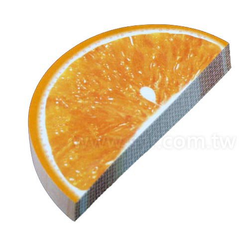 立體造型便條紙-柳橙便條紙-150張內頁彩色印刷_3