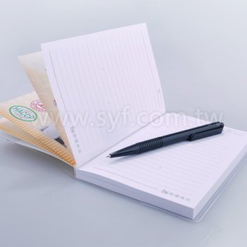個性創意筆記本-50K透明PVC皮彩色封面印刷精裝記事本-可訂製內頁及客製化加印LOGO_5