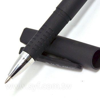 廣告筆-筆蓋夾霧面筆管環保禮品-單色中性筆-採購訂定客製贈品筆_4