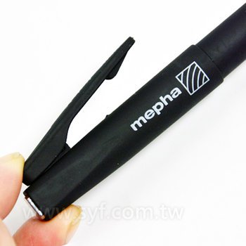 廣告筆-筆蓋夾霧面筆管環保禮品-單色中性筆-採購訂定客製贈品筆_5