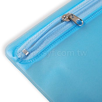 拉鍊袋-PVC材質加名片袋拉鍊袋W34.8xH27.4cm-燙金印刷-可印刷logo_2