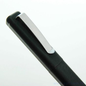 廣告筆-三角噴膠筆管環保禮品-單色原子筆-採購客製印刷贈品筆_2