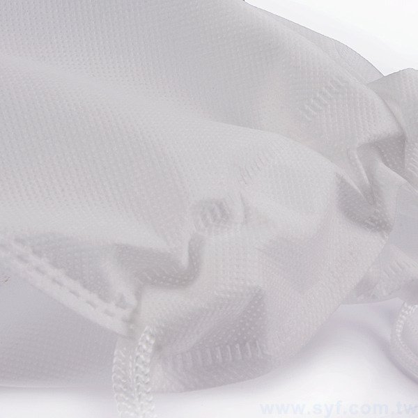 不織布束口袋-厚度80G-尺寸W27*H42-雙色單面-可客製化印刷LOGO_3