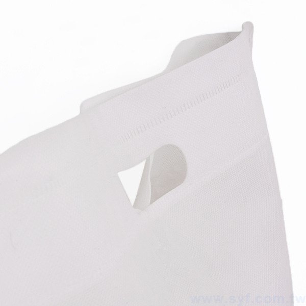 不織布沖孔平口環保袋-厚度70G-尺寸W38xH45.5cm-雙面單色印刷_2