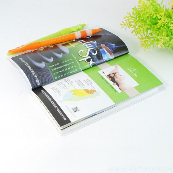 創意商務筆記本-48K透明PVC皮彩色封面印刷精裝記事本-可訂製內頁及客製化加印LOGO_11