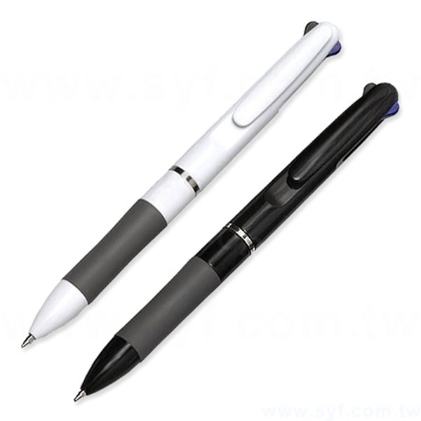 多色廣告筆-三色筆芯防滑筆管=二款筆桿可選_0