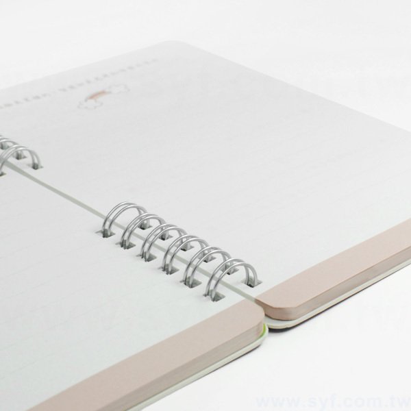 創意個性環裝筆記本-彩色封面上霧膜線圈記事本-可訂製內頁及客製化加印LOGO_4