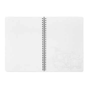 創意個性環裝筆記本-單色封面上霧膜線圈記事本-可訂製內頁及客製化加印LOGO_2