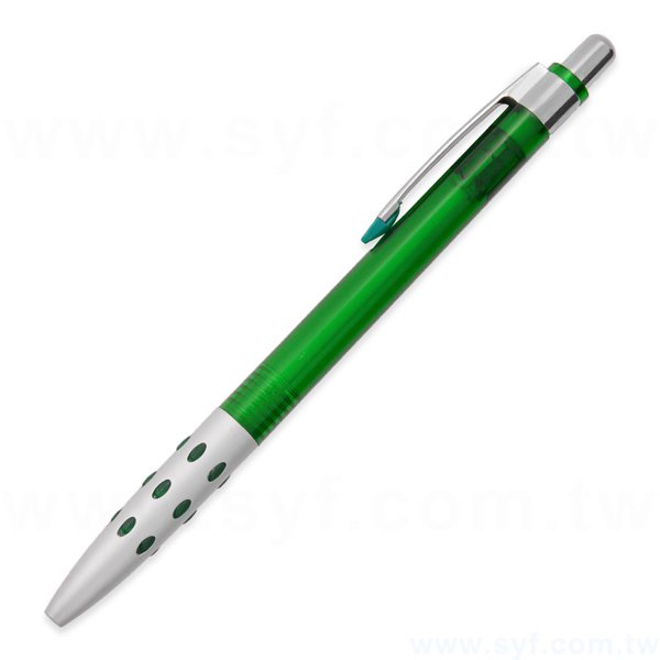 廣告筆-半透筆管環保禮品-單色原子筆五款筆桿可選_1