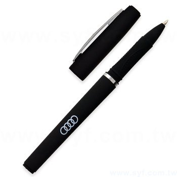 廣告筆-霧面半金屬防滑筆管禮品-單色中性筆-採購批發製作贈品筆_3
