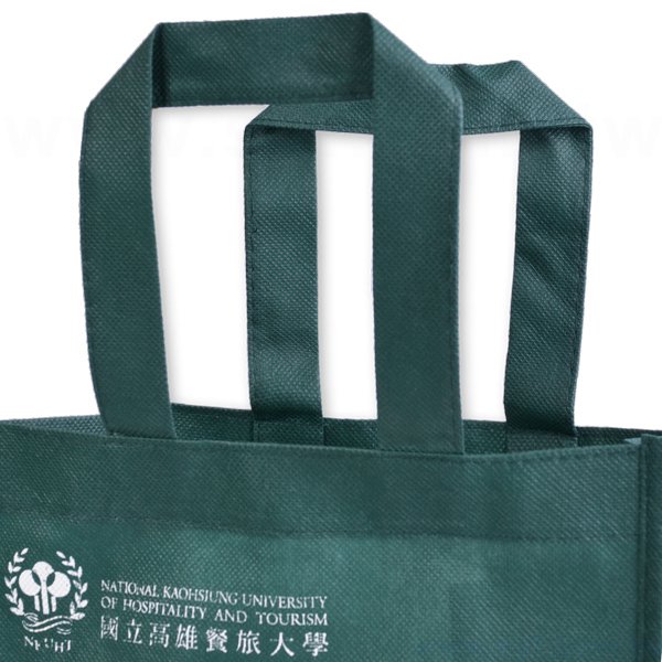 不織布購物袋-厚度80G-尺寸W22.5xH32xD10cm-四面單色印刷_5