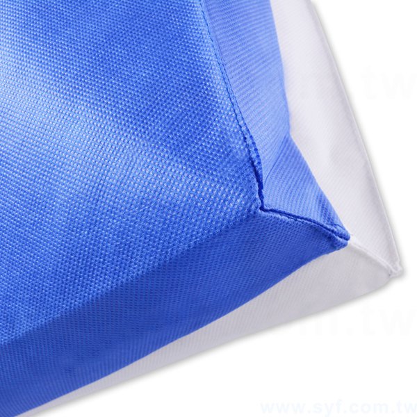 不織布環保購物袋-厚度80G-尺寸W37xH45xD10cm-雙面雙色印刷_4