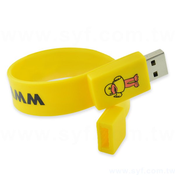 隨身碟-環保USB禮贈品-手環造型PVC隨身碟-客製隨身碟容量-採購訂製印刷推薦禮品_0