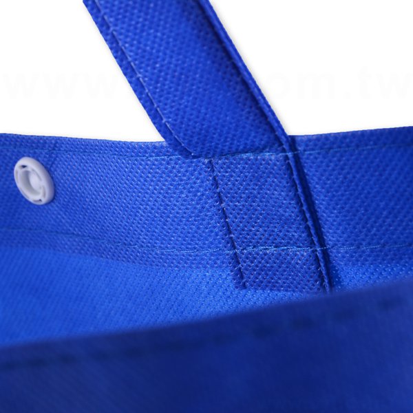 不織布環保購物袋-厚度80G-尺寸W42xH27xD15cm-雙面單色印刷(塑膠扣)_3