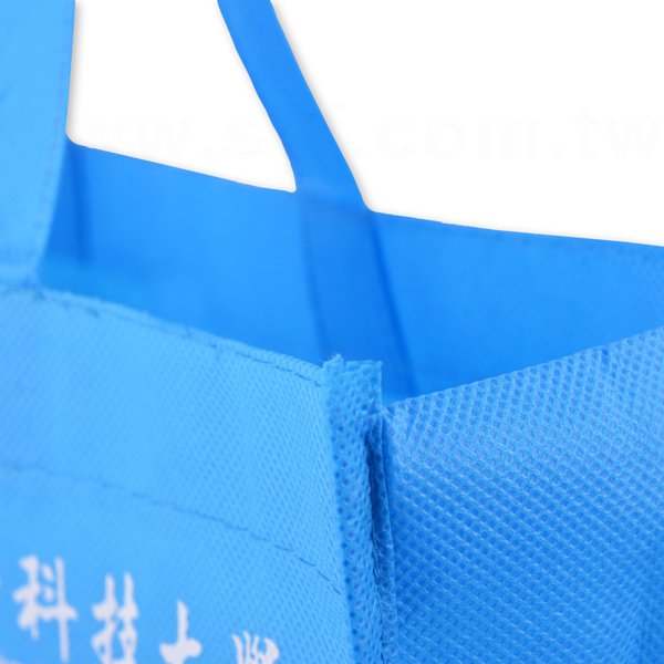不織布環保購物袋-厚度80G-尺寸W35xH24xD8cm-雙面單色可客製化印刷_2