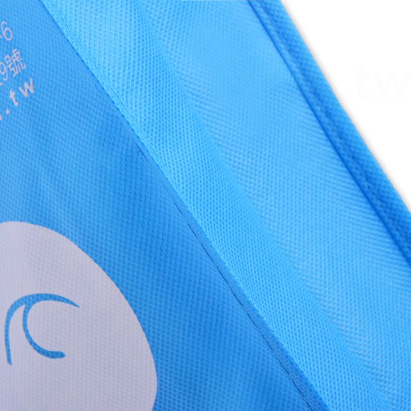 不織布環保購物袋-厚度80G-尺寸W35xH24xD8cm-雙面單色可客製化印刷_3