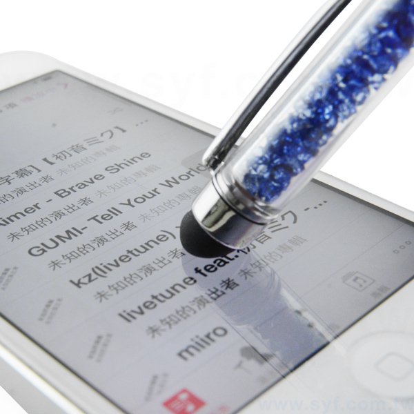 水晶電容觸控筆-金屬廣告禮品筆-多功能觸控廣告原子筆-七款式可選-採購批發贈品筆_3