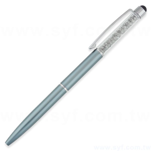 水晶電容觸控筆-金屬廣告禮品筆-多功能觸控廣告原子筆-三款式可選-採購批發贈品筆_1
