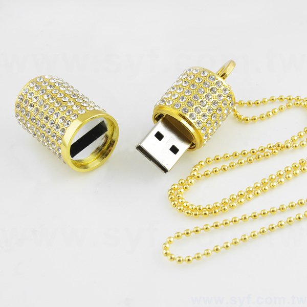 隨身碟-鑽石禮贈品USB-珠寶金屬隨身碟-客製隨身碟容量-採購推薦股東會紀念品_1