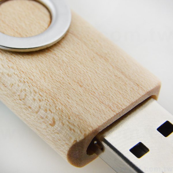 環保隨身碟-原木禮贈品USB-木製金屬旋轉隨身碟-客製隨身碟容量-採購訂製印刷推薦禮品_3