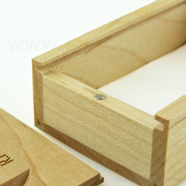 楓木質感推式木盒-隨身碟包裝盒-可雷射雕刻企業LOGO_5