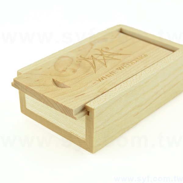楓木質感推式木盒-隨身碟包裝盒-可雷射雕刻企業LOGO_3