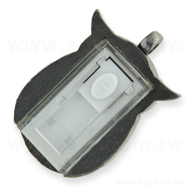 隨身碟-造型文具禮贈品-貓頭鷹金屬USB隨身碟-客製隨身碟容量-採購訂製印刷推薦禮品_1