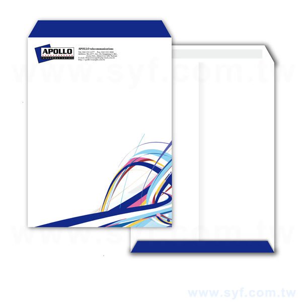 4K中式雙面膠彩色信封w250xh330mm客製化信封製作-多款材質可選-彩色印刷_1