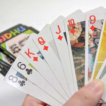 寫真撲克牌PP塑膠盒客製化撲克牌-彩色印刷-少量製作創意撲克牌-益智遊戲_3