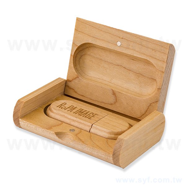 原木質感掀蓋式木盒-隨身碟包裝盒-可烙印企業LOGO_6