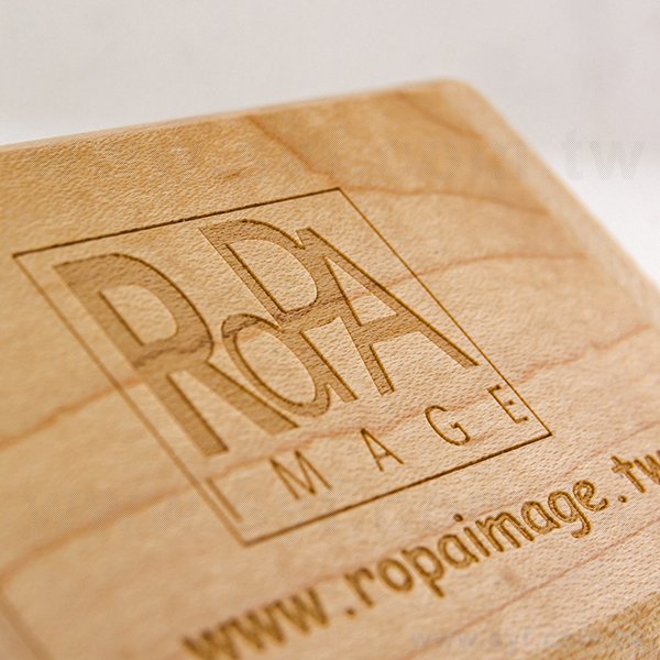 原木質感掀蓋式木盒-隨身碟包裝盒-可烙印企業LOGO_2