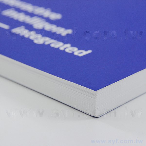 藍色彩印環裝筆記本-上翻式線圈記事本-可訂製內頁及客製化加印LOGO_6
