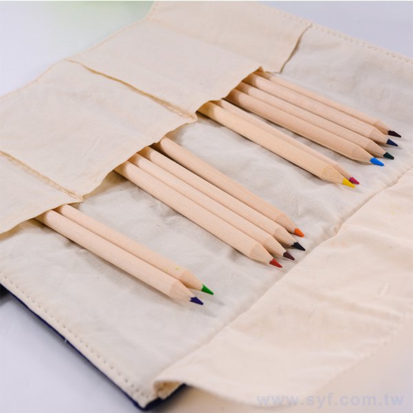經典帆布筆袋-卷軸式筆袋加釦-可客製化加印LOGO_5