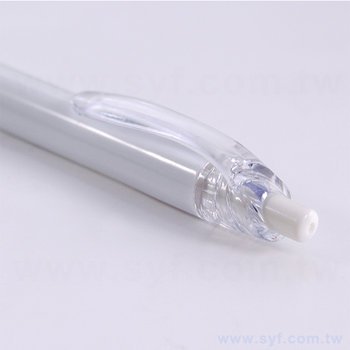 素雅簡約廣告筆-矽膠防滑筆管禮品-單色原子筆-採購批發贈品筆製作(同52AA-0013)_3