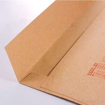 150P牛皮橫式公文袋-西式信封開窗-單面單色印刷-客製化公文袋製作_3