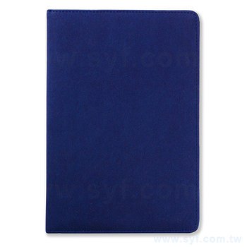 25K精裝工商日誌-羊絨中藍裱厚版萬用手冊-可客製化內頁及印LOGO_0