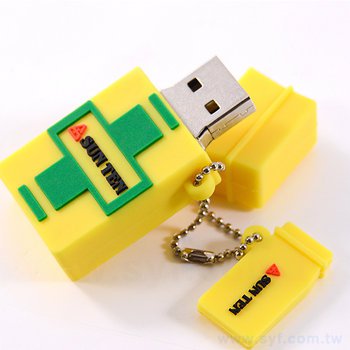 隨身碟-造型USB禮贈品--順天堂造型PVC隨身碟-客製隨身碟容量-採購訂製印刷推薦禮品_3