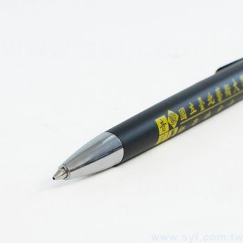 廣告筆-消光霧面黑色塑膠筆管禮品-單色原子筆-採購客製印刷贈品筆_8