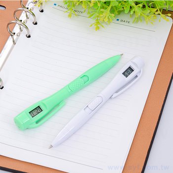 多功能廣告筆-電子鐘原子筆-採購批發製作贈品筆_4