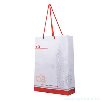 150P雙銅紙袋-30.5x43x10cm-彩色印刷-單面霧膜手提袋-客製化紙袋訂製_0