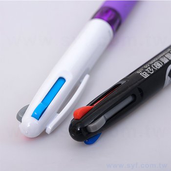 多色廣告筆-三色筆芯防滑筆管-多款筆桿搭配_4