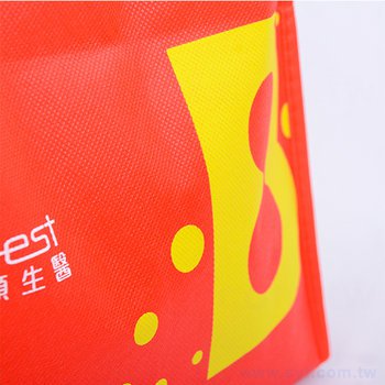 不織布手提立體袋-厚度80G-尺寸W27xH23.5xD10.5cm-雙面雙色可客製化印刷_1