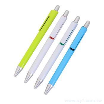 廣告筆-按壓式亮面筆管禮品-單色原子筆-工廠客製化印刷贈品筆_0