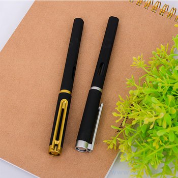 廣告筆-開蓋式消光筆管禮品-單色中性筆-工廠客製化印刷贈品筆_4