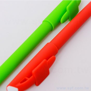廣告筆-開蓋式霧面筆管禮品-單色中性筆-工廠客製化印刷贈品筆_1