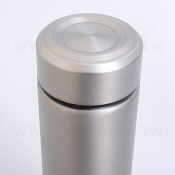 不鏽鋼保溫杯450ml-金屬質感旋轉式真空保溫杯-客製化商務環保杯_2