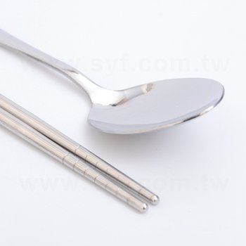 不鏽鋼餐具2件組(基本款)-筷.匙-附小麥收納盒_3
