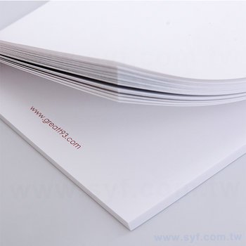 方型便條紙-無封面-50張內頁單色印刷便條紙_3